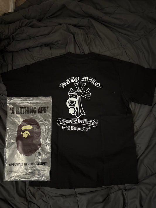 Bape X Chrome Hearts Black