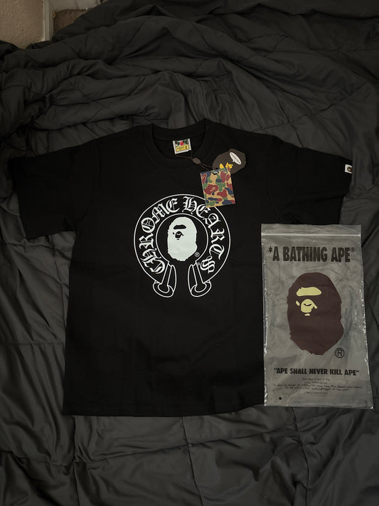 Bape X Chrome Hearts Black